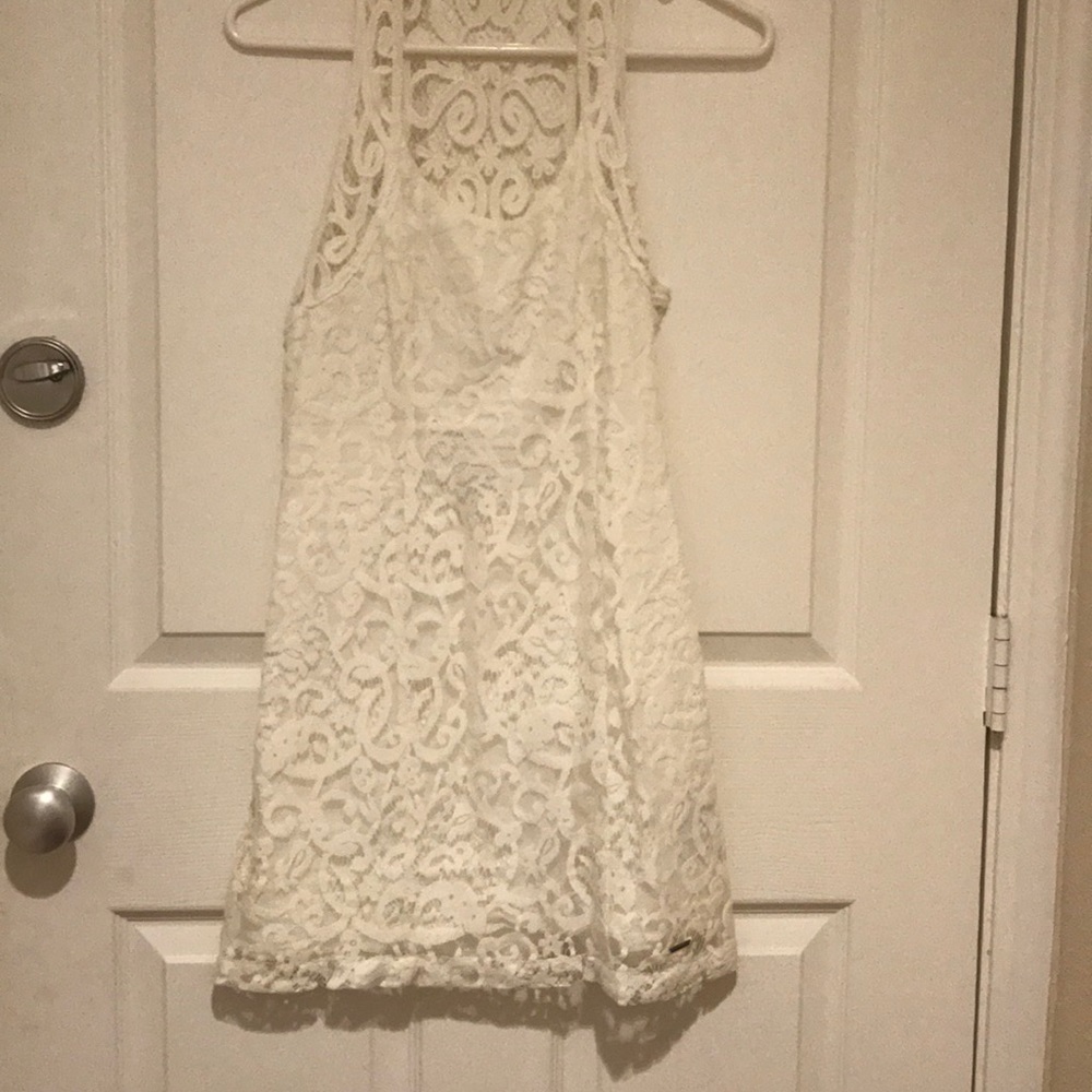 Abercrombie & Fitch White Lace Dress 0